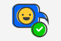 Speech tick icon