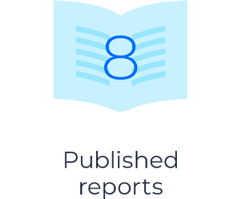 Icon showing 8 published reports.