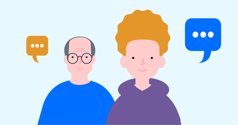 This is the image for: How to talk about harassment and abuse