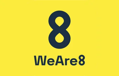 The WeAre8 logo with WeAre8 written below.